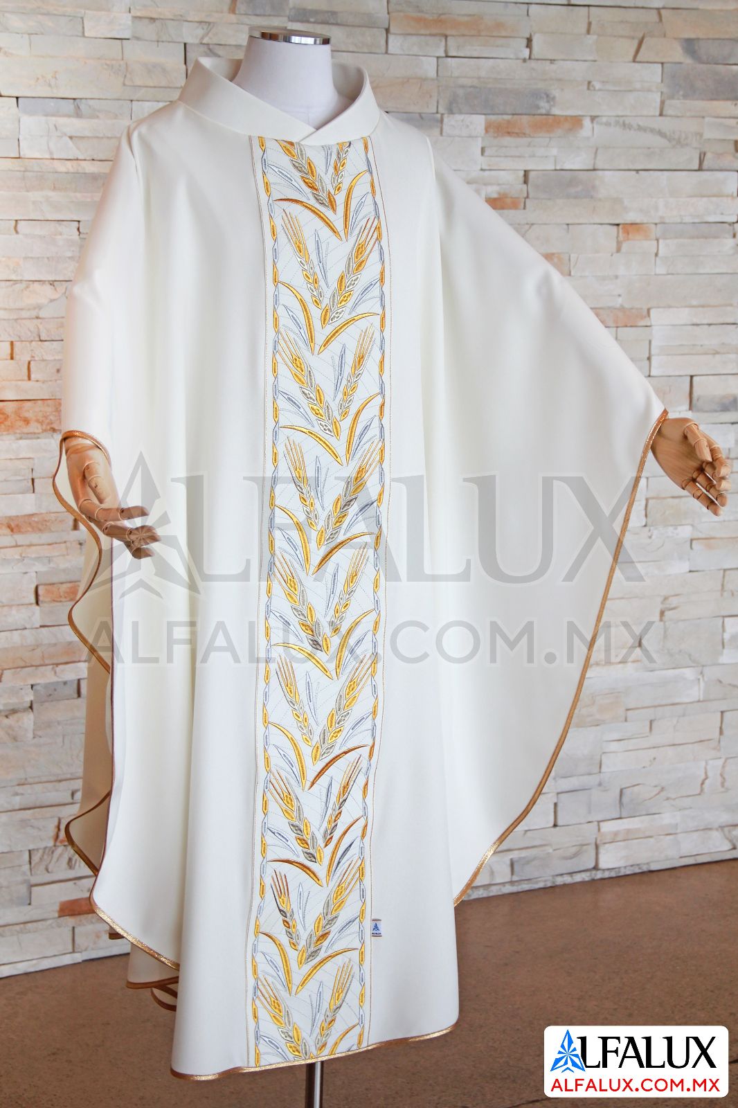 31 VITALIS ALFALUX Casulla Blanco Central 120 (6)